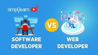 Software Developer vs Web Developer | Difference Web Developer & Software Developer | Simplilearn