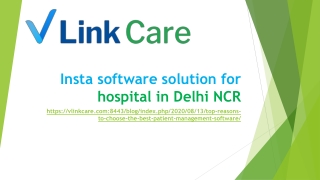 Insta software solution for hospital in Delhi NCR