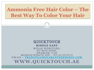 Ammonia Free Hair Color – The Best Way To Color Your Hair