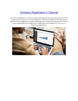 Company Registration in Chennai