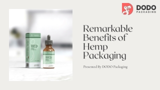 Prominent Benefits of Hemp Packaging | Eco-Friendly Hemp Packaging