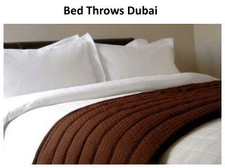 Bed Throws Dubai