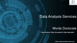 Dissertation Data Analysis Services & Analytics Consulting