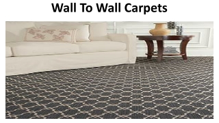 Wall To Wall Carpets