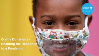 Online Donations - Enabling the Response to a Pandemic