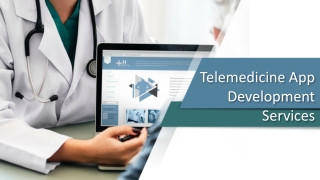 Telemedicine mobile app development services