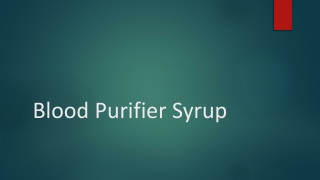 Blood Purifier syrup