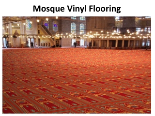 Mosque Vinyl Flooring