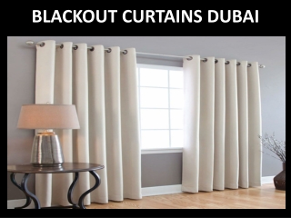 Blackout Curtains Dubai