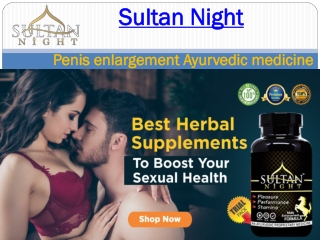Sultan Night stamina booster ayurvedic medicine in india