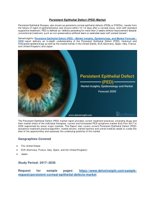 Persistent Epithelial Defect (PED) Market