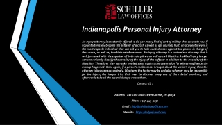 Indianapolis Personal Injury Attorney