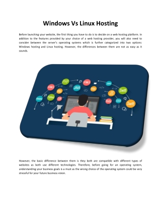 Windows Vs Linux Hosting