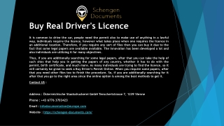 Buy Real Driver's Licence