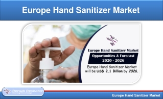 Europe Hand Sanitizer Market, By Product, Country & Companies
