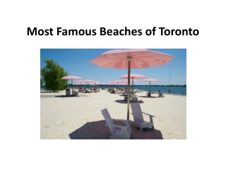 Most Famous Beaches of Toronto