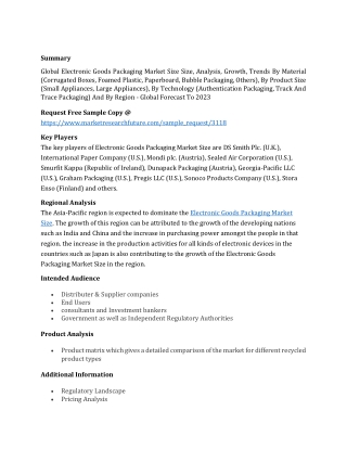 Electronic Goods Packaging Market Size
