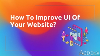 How To Improve UI Of Your Website?