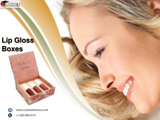 Customized Lip Gloss Boxes in Texas, USA