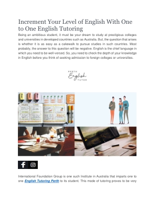 English Tutoring Perth | Perthenglishtutor.com.au