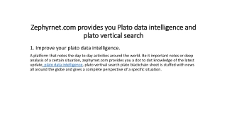 Zephyrnet.com provides you Plato data intelligence and plato vertical search