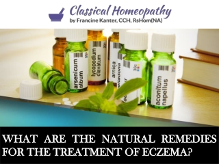 What Are the Natural Remedies for the Treatment of Eczema?