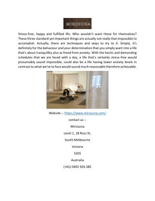 Meditation Classes In Melbourne | Mirosuna.com