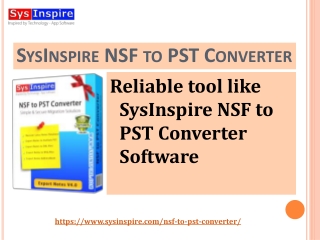 Converter NSF to PST