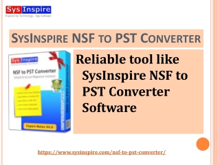 Convert NSF to PST