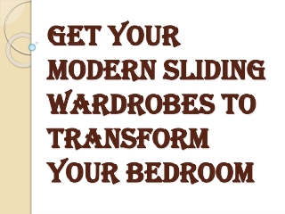 How do the Sliding Wardrobes Work Perfectly in the Room?