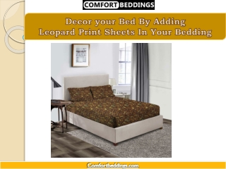 Decor Your Room By Adding Leopard Print Sheets
