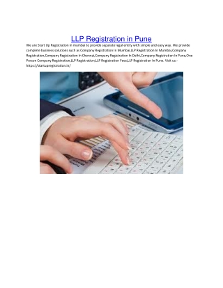 LLP Registration in Pune