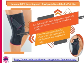 Genumedi Pt knee support | Pushpanjali medi India Pvt. Ltd.