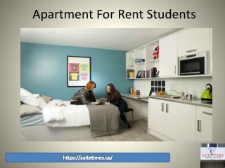 Furnished Room For Rent in Canada | Summer-Rental | Suitetimes