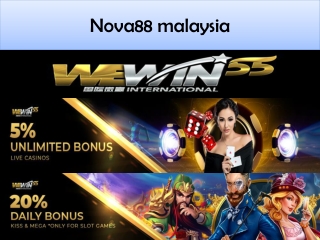 Nova88 malaysia is one of the popular games