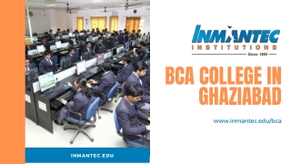 BCA  colleges in Delhi, NCR | BCA  college in UP | Inmantec Institution