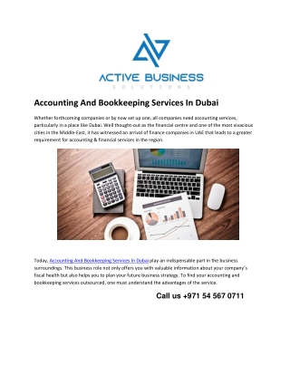 Accounting And Bookkeeping Services In Dubai - abss