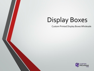 Cardboard Counter Display Boxes