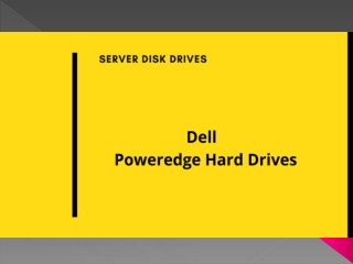 Dell Poweredge hard drives