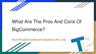 What Are The Pros And Cons Of BigCommerce?