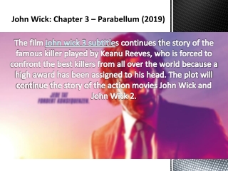 John Wick: Chapter 3 – Parabellum (2019)