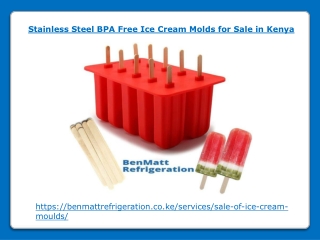 Stainless Steel BPA Free Ice Cream Molds for Sale in Kenya