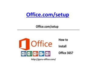 www.office.com/setup|Enter Office Product Key|Install Office Setup