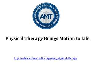 Physical Therapy Las Vegas Brings Motion to Life