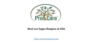 Best Las Vegas Hospice at USA