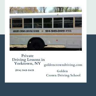 Private Driving Lessons in Yorktown, NY