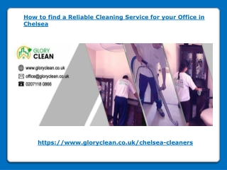 How to find a Reliable Cleaning Service for your Office