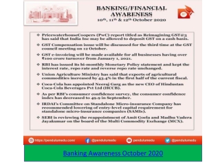 Read and Download Daily and Monthly Updated 2020 Banking Financial and Economic awareness English PDF. Crack all Banking