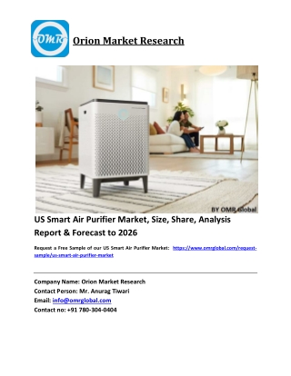 US Smart Air Purifier Market Size, Industry Trends, Share and Forecast 2020-2026