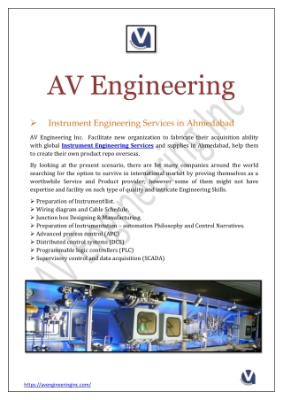 Instrument engineering services in Ahmedabad